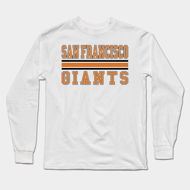 San Francisco Giants Baseball Long Sleeve T-Shirt by Cemploex_Art